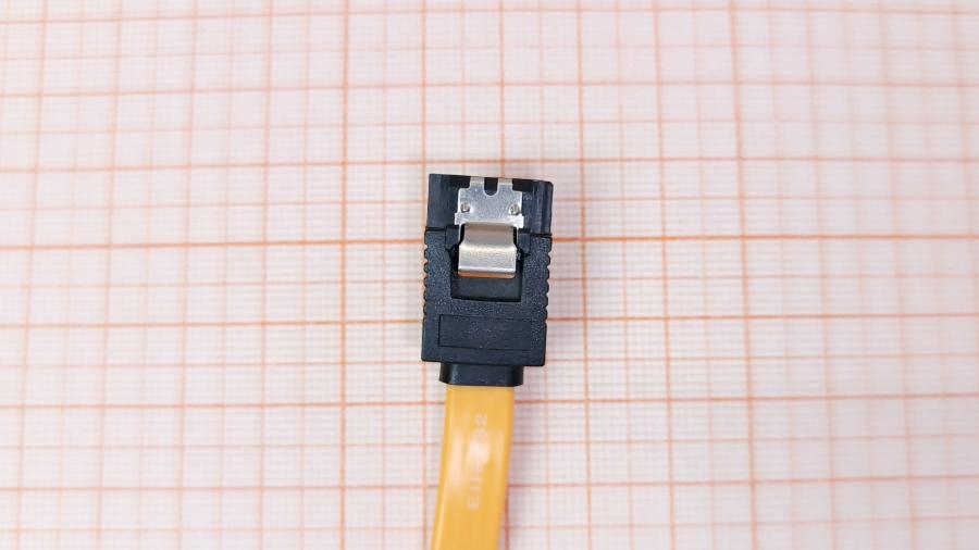 223-287-001 Кабель SATA-III 6Gbs  SATA-III 0.5M Yellow Угловой #4