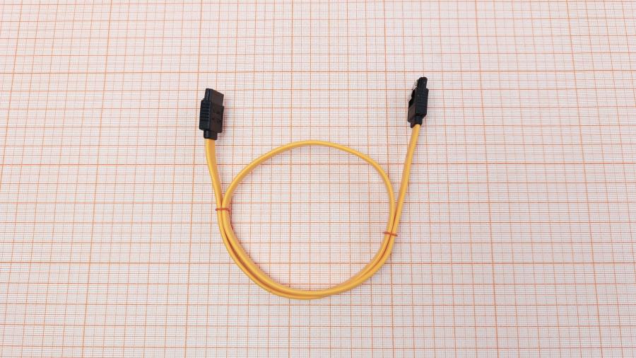223-288-001 Кабель SATA-III 6Gbs  SATA-III 0.5M Yellow #1