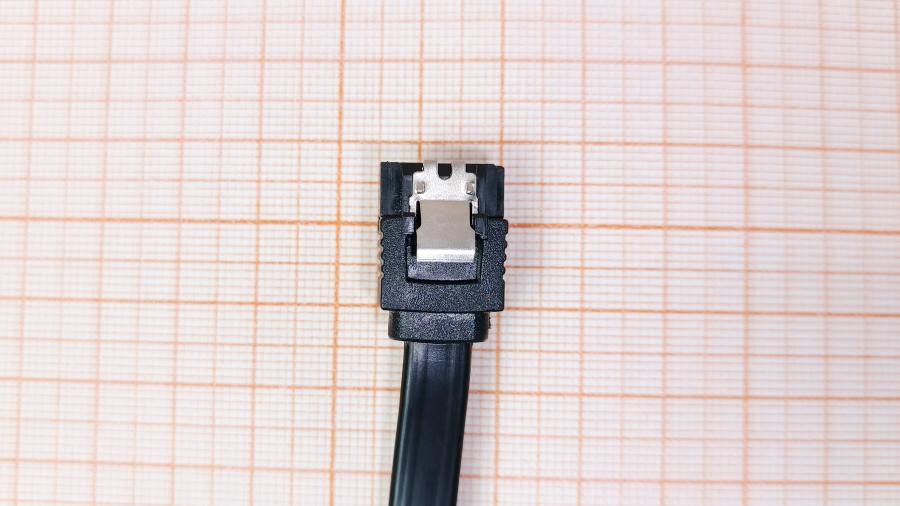 223-292-001 Кабель SATA-III 6Gbs  SATA-III 0.5M Black Угловой #4