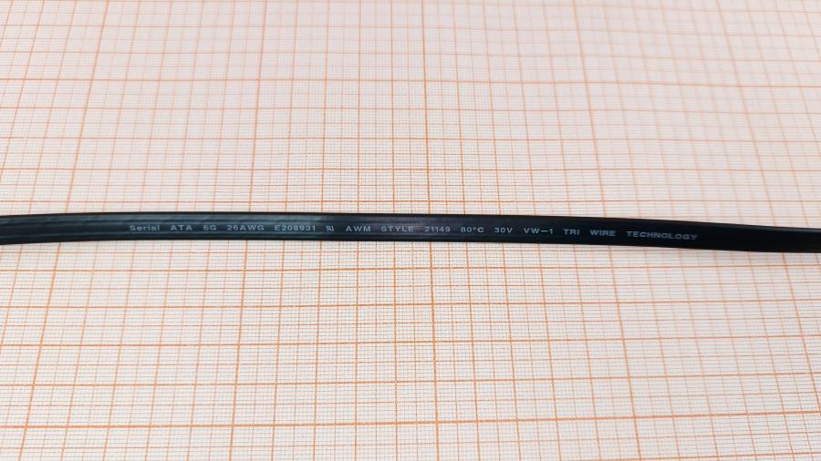 223-292-001 Кабель SATA-III 6Gbs  SATA-III 0.5M Black Угловой #6