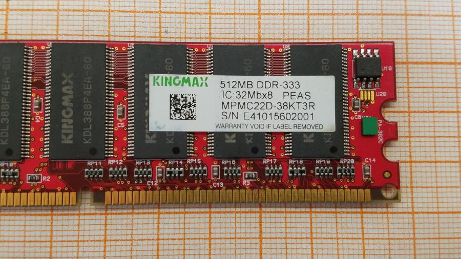 226-176-001 DDR1 DIMM KINGMAX MPMC22D-38KT3R #2