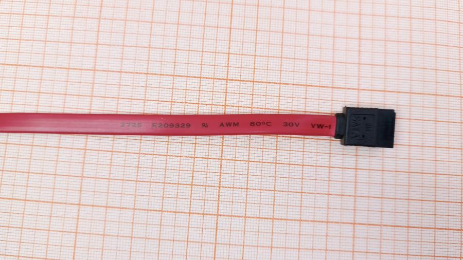 223-294-001 Кабель SATA-III 6Gbs  SATA-III 0.3M Red #5