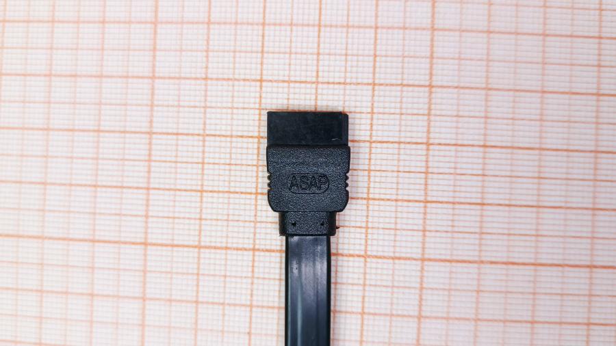 223-296-001 Кабель SATA ASAP SATA 0.5M Black Угловой #4
