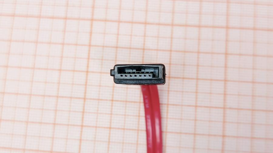 223-298-001 Кабель SATA  SATA 0.5M Red Угловой #5
