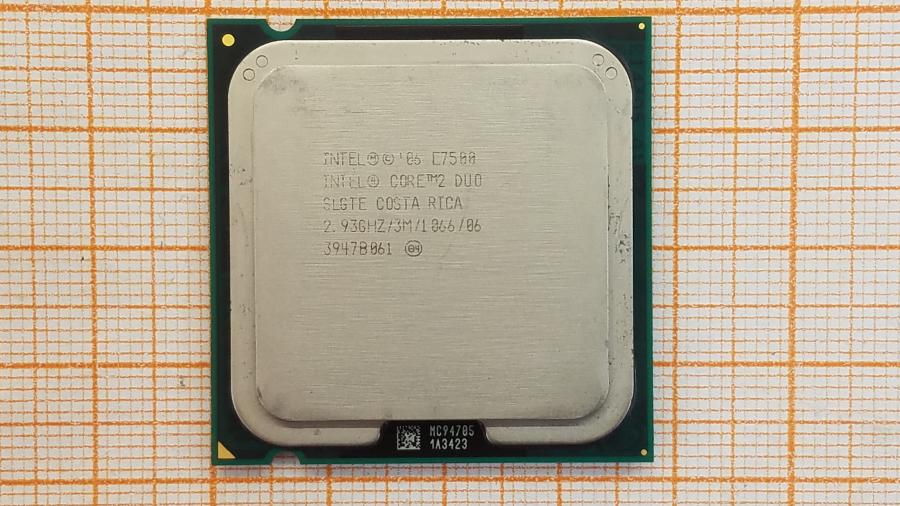 219-293-001 CPU LGA 775 INTEL CORE 2 DUO E7500 #2