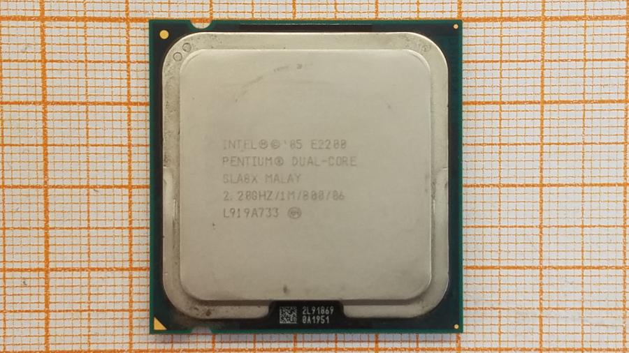 219-296-001 CPU LGA 775 INTEL PENTIUM CORE-DUO E2200 #2