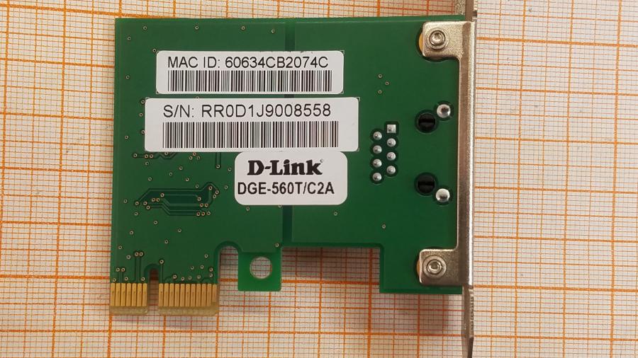 219-301-001 Сетевая карта D-LINK DGE-560T/C2A #3