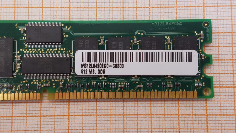 226-190-001 DDR1 DIMM ECC Reg SAMSUNG M312L6420EG0-CB3 #3