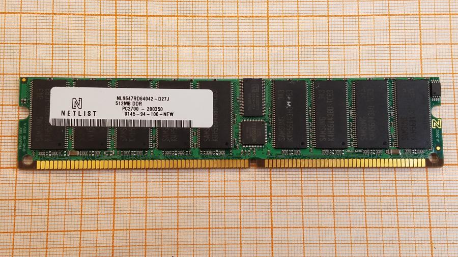 226-194-001 DDR1 DIMM ECC Reg NETLIST NL9647RD64042-D27J #1