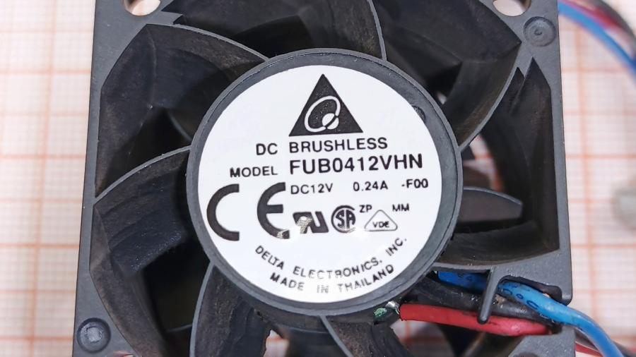 226-213-001 Вентилятор DELTA FUB0412VHN-F00 #2