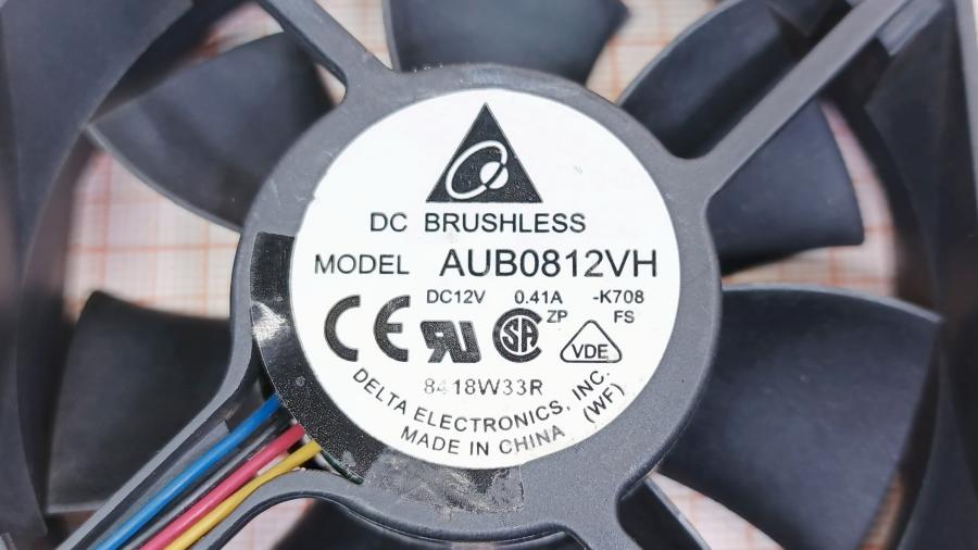 226-217-001 Вентилятор DELTA AUB0812VH-K708 #2