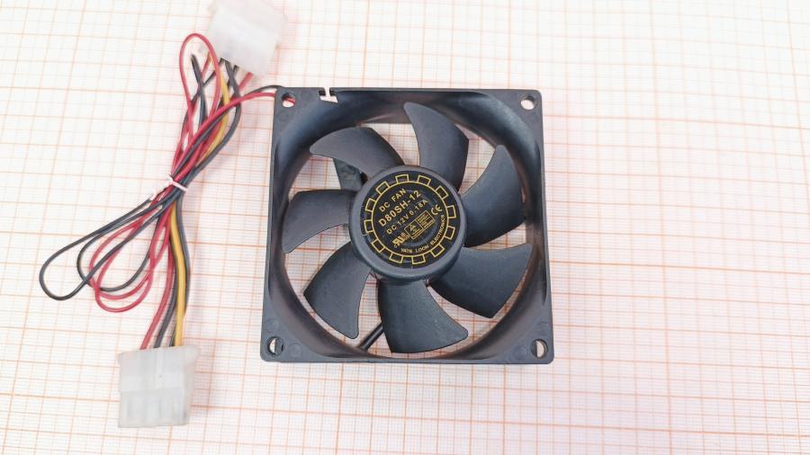 226-220-001 Вентилятор  D80SH-12 (2x Molex) #3