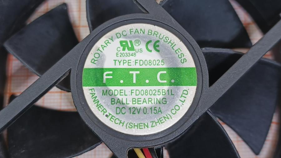 219-308-001 Вентилятор  FD08025B1L #2