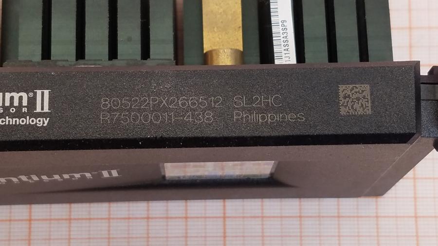 219-312-001 CPU Slot 1 INTEL Pentium II 266 MHz SL2HC #3