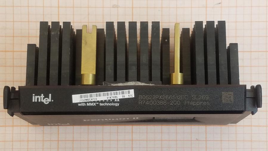 219-314-001 CPU Slot 1 INTEL Pentium II 266 MHz SL269 #3