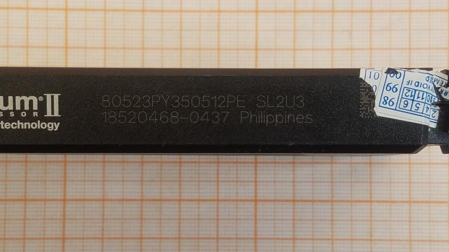 219-315-001 CPU Slot 1 INTEL Pentium II 350 MHz SL2U3 #4