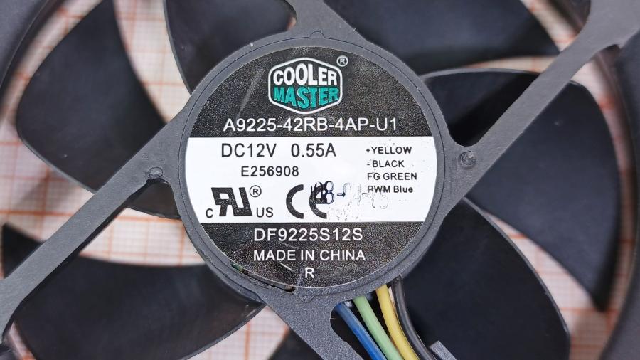 219-316-001 Вентилятор COOLER MASTER A9225-42RB-4AP-U1 #2
