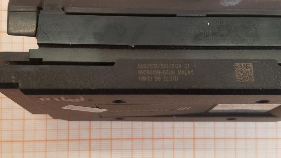 219-319-001 CPU Slot 1 INTEL Pentium III 500 MHz SL37D #4