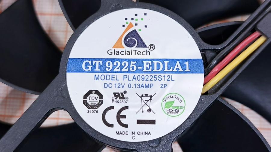219-321-001 Вентилятор GLACIAL TECH GT 9225-EDLA1 #2