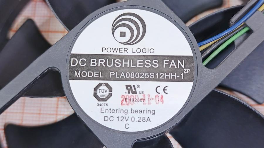 219-322-001 Вентилятор GLACIAL TECH PLA08025S12HH-1-ZP #4