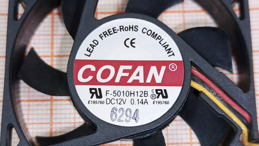 219-324-001 Вентилятор  COFAN F-5010H12B #2