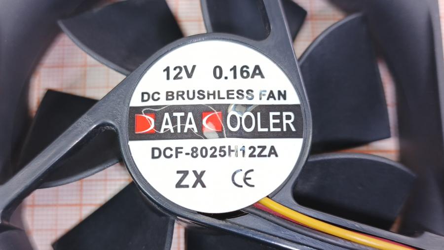 219-333-001 Вентилятор  DCF-8025H12ZA #2