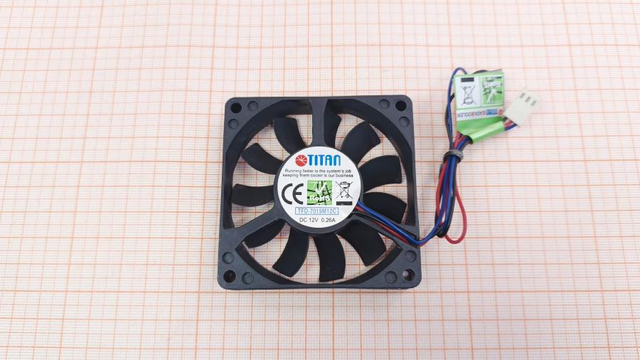 219-335-001 Вентилятор TITAN TFD-7015M12C 12V-0.26A #1