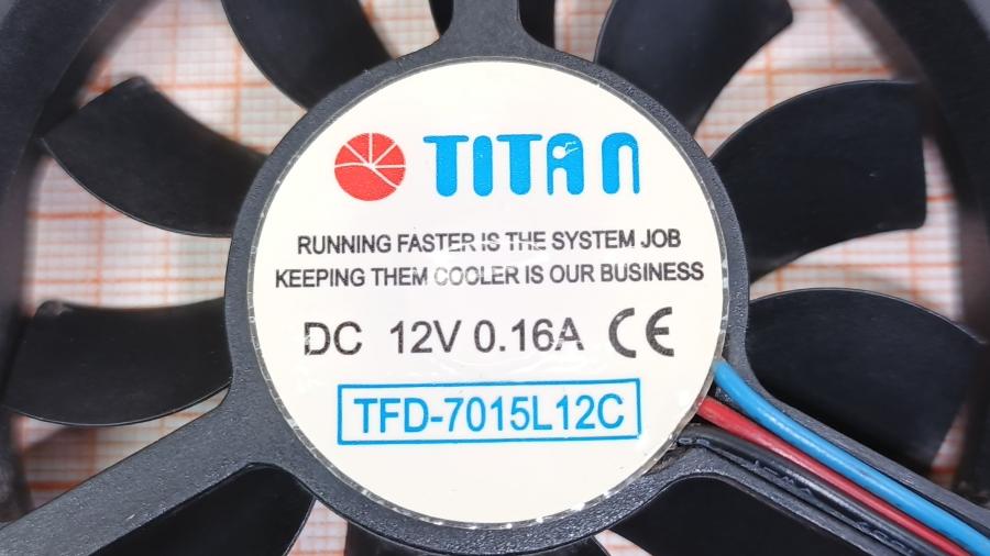 219-336-001 Вентилятор TITAN TFD-7015L12C #2