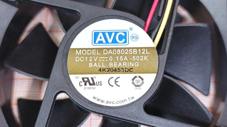 220-045-001 Вентилятор AVC DA08025B12L-502K #2