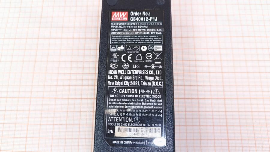 220-048-001 Блок питания (БП) MEAN WELL GS40A12-P1J #2