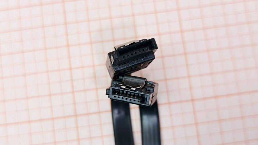 226-230-001 Кабель SATA  SATA 0.45M (metal clip) #3