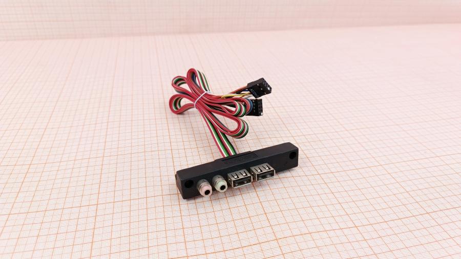 226-233-001 Передняя панель ввода-вывода  2x USB 2.0 / 2x MiniJack 3.5 (SPK, MIC) #1