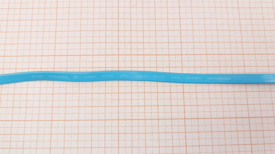 218-266-001 Кабель SATA-III 6Gbs DERONXIN SATA-III 0.4M Угловой #6