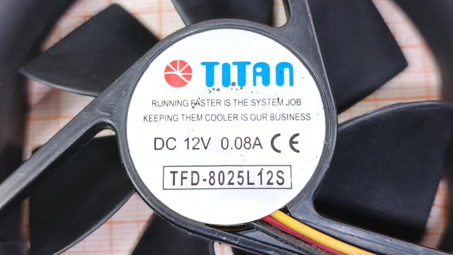 219-338-001 Вентилятор TITAN TFD-8025L12S #2