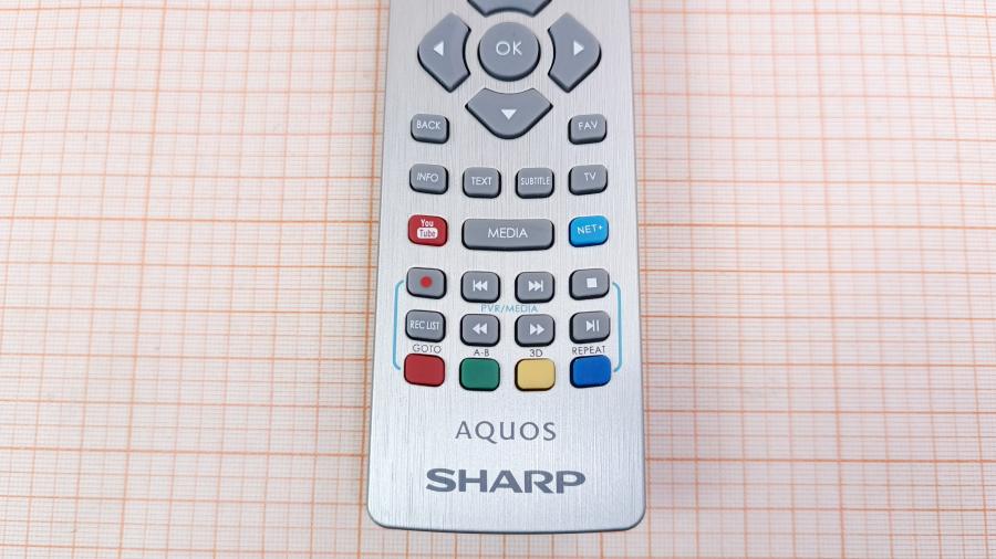 120-122-001 ПДУ LCD TV SHARP AQUOS (SHW/RMC/0003) #2