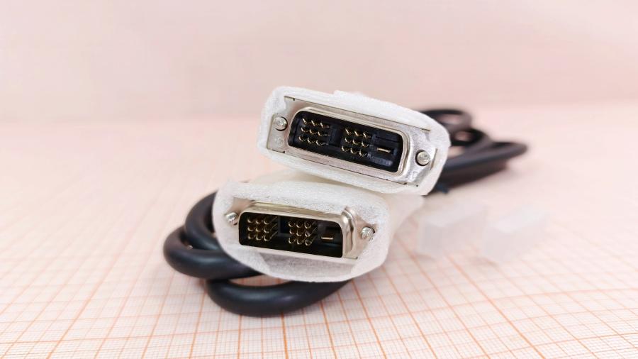 226-240-001 Кабель DVI для ЖК мониторов HONGLIN DVI-D (M) - DVI-D (M) 1.8m Single link #3