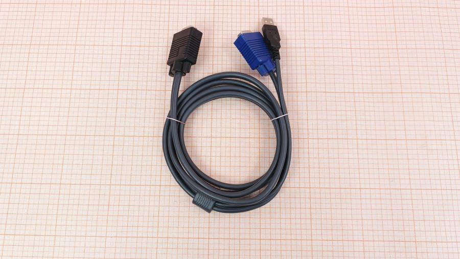 223-358-001 Кабель KVM  VGA + USB 1.8M #1