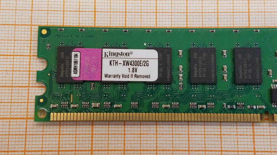 217-299-001 DDR2 DIMM ECC KINGSTON KTH-XW4300E/2G #2