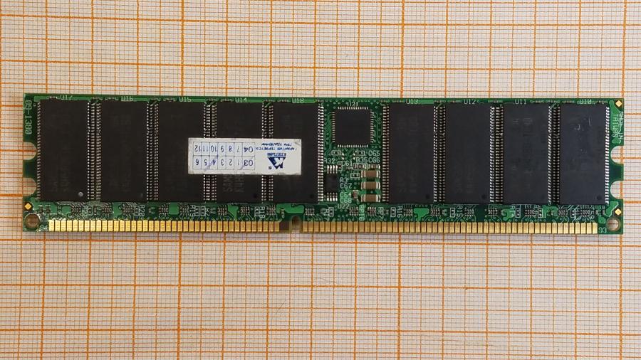 217-301-001 DDR1 DIMM ECC Reg TRANSCEND 1GB 184P REG DDR=CW #4