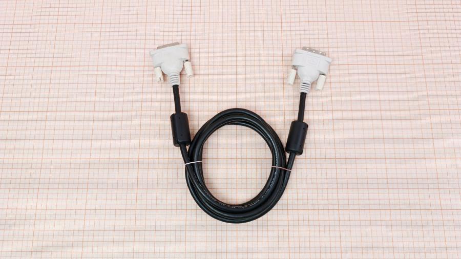 223-383-001 Кабель DVI для ЖК мониторов   DVI-D (M) - DVI-D (M) 1.8m Single link fb #1