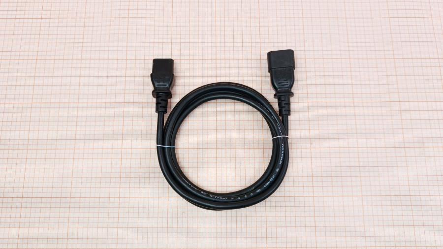 223-393-001 Удлинитель питания IEC-C14  IEC C13 - IEC C14 3G×0.75мм² 1.8m #1