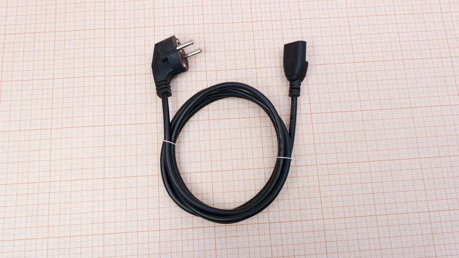 223-406-001 Кабель питания CEE7/7   CEE7/7 Угловой - IEC-C13 3G×0.5мм² 1.8M #1