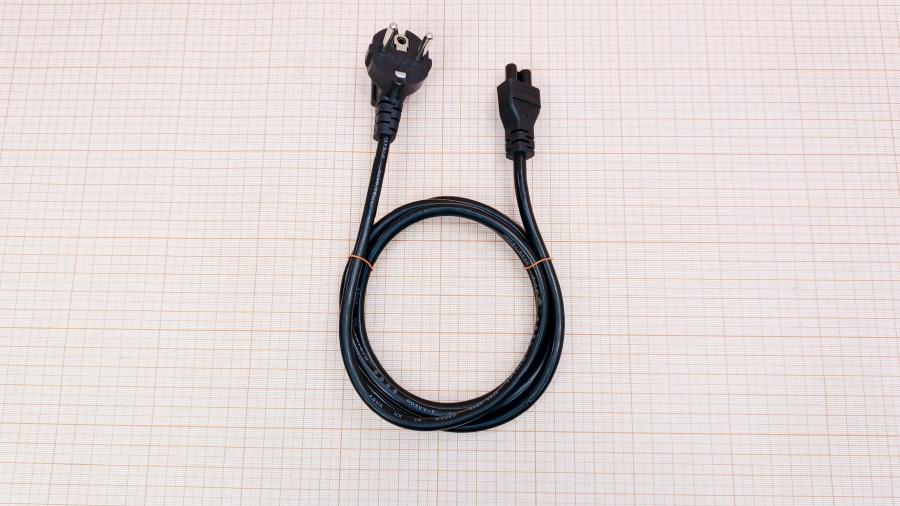 226-272-001 Кабель питания CEE7/7  CEE7/7 Угловой - IEC-C5 3×0.75mm2 1.5M #1