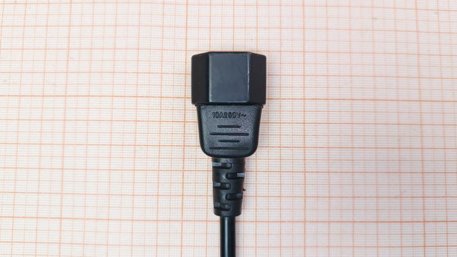 120-129-001 Удлинитель питания IEC-C14  IEC C13 - IEC C14 3G×0.75мм² 5m #2