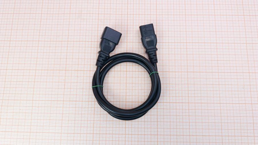 218-281-001 Удлинитель питания IEC-C14  IEC C13 - IEC C14 3G×0.75мм² 1.2m #1