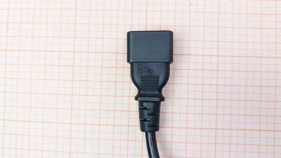 218-281-001 Удлинитель питания IEC-C14  IEC C13 - IEC C14 3G×0.75мм² 1.2m #2