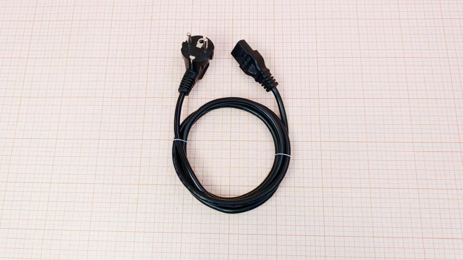 218-276-002 Кабель питания CEE7/7  CEE7/7 Угловой - IEC-C13 3G×0.75мм² 1.5M #1