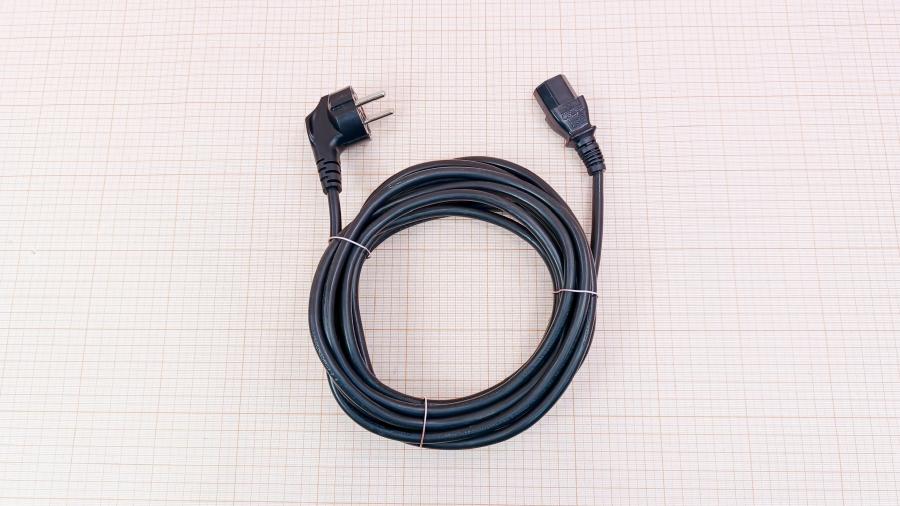 218-293-001 Кабель питания CEE7/7   CEE7/7 Угловой - IEC-C13 3G×1.0мм² 5M #1