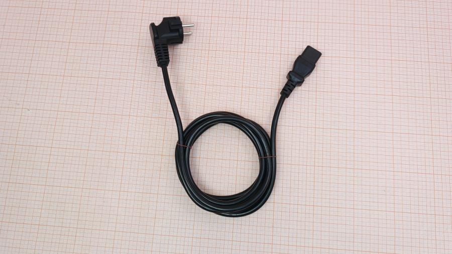 218-294-001 Кабель питания CEE7/7  CEE7/7 Угловой - IEC-C13 3G×1.0мм² 2.5M #1