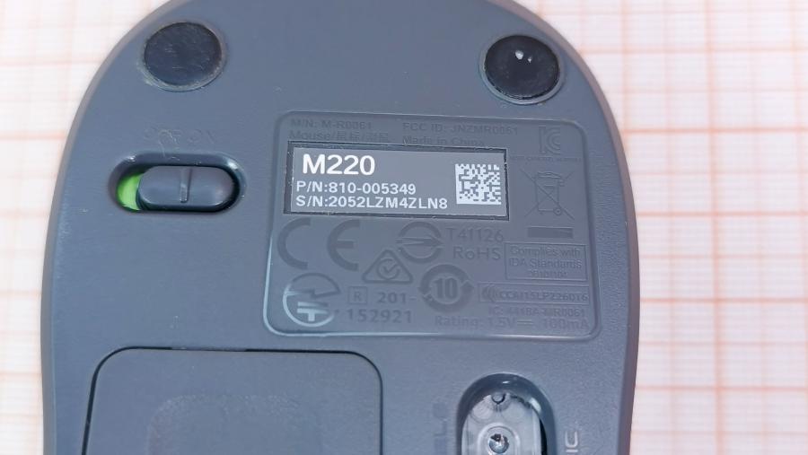 229-008-001 Мышь беспроводная Logitech M220 #4